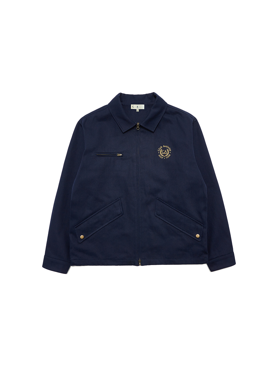 Zip Collar Jacket Navy